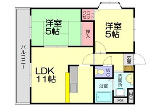 サンシャイン志免の物件間取画像